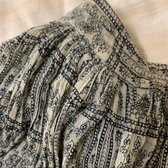Vintage boho cotton skirt, one size - Picture 4 of 5
